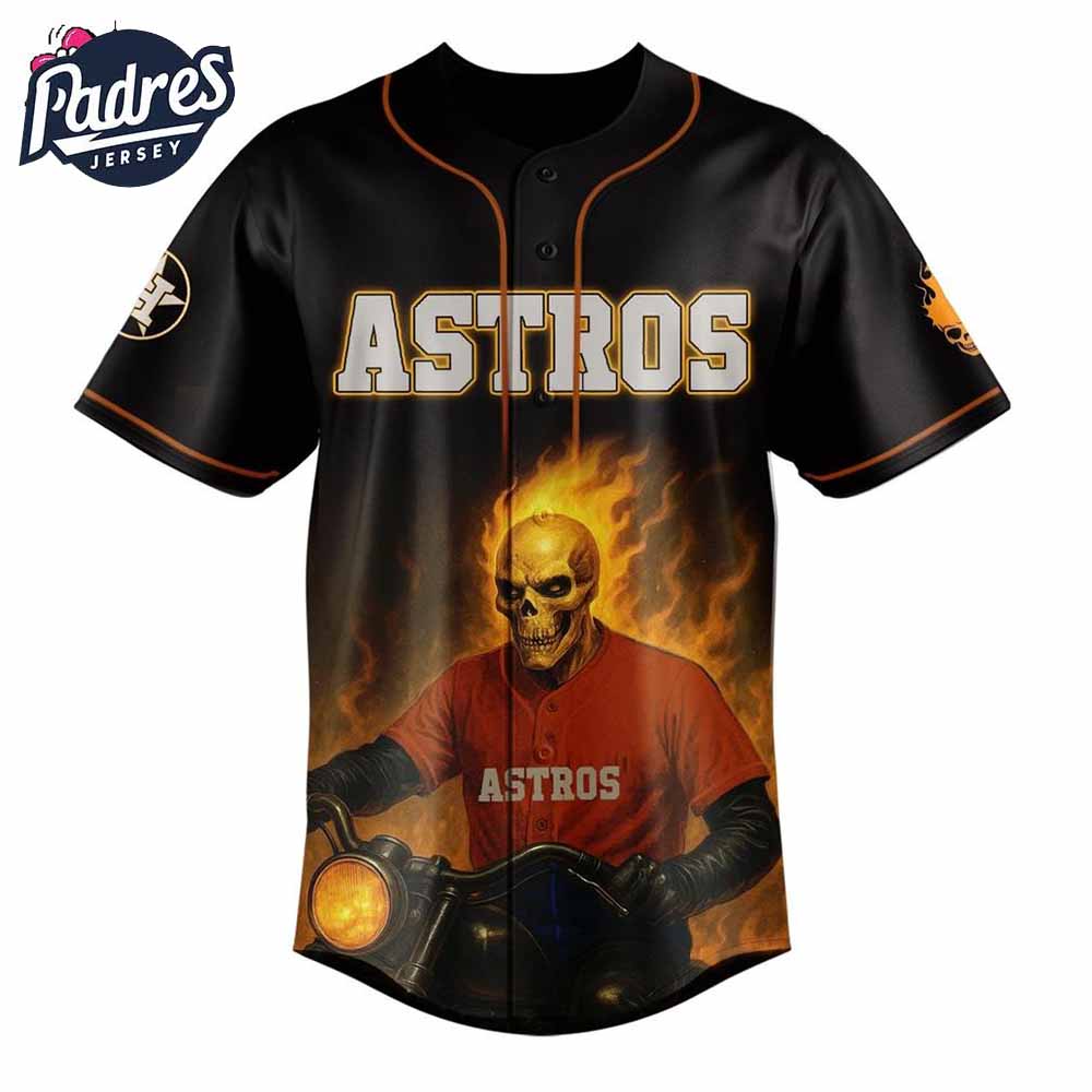 Houston Astros x Ghost Rider 2025 Special New Baseball Jersey - Padres Jersey Oasis: Elevate Your Baseball Style Game