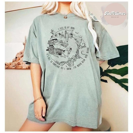 Howl's Moving Castle Shirt, Ghibli Shirt, Hayao Miyazaki, Studio Ghibli Gift, Anime Howls Moving Castle Shirt