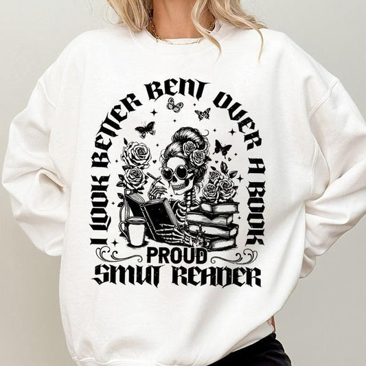 I Look Better Bent Over A Book Smut Reader, Reader Book Addict, Spicy Books, Spicy Books Gift, Dark Romance Hoodie