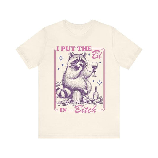 I Put The Bi In b*tch Bisexual T Shirt Hoodie Sweater Bi Pride Shirt Subtle Bisexual Pride Merch Funny Bisexual Bi Clothing Bisexual Sweater