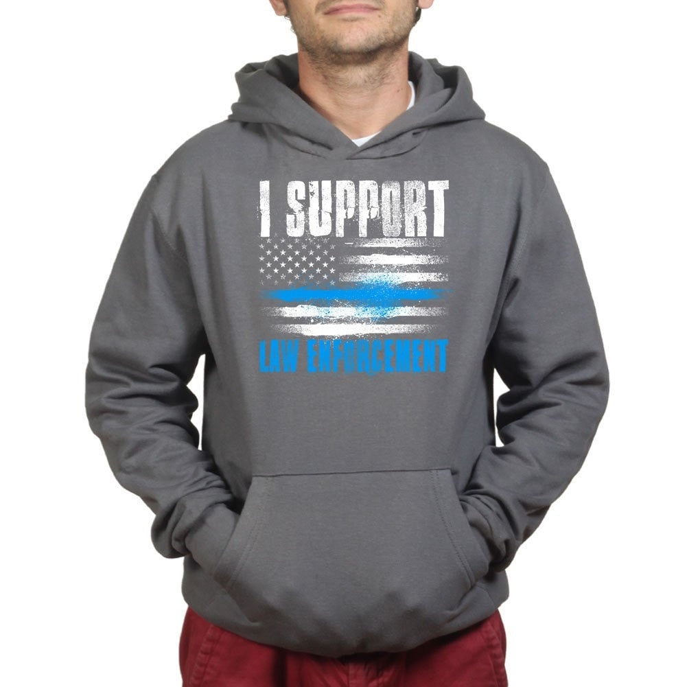 Support Law Enforcement Hoodie Style001