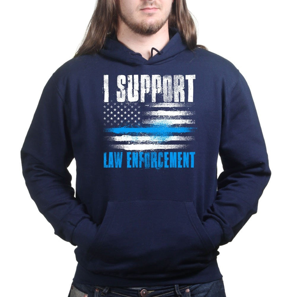 Support Law Enforcement Hoodie Style001