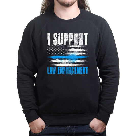 Support Law Enforcement Sweatshirt Style001