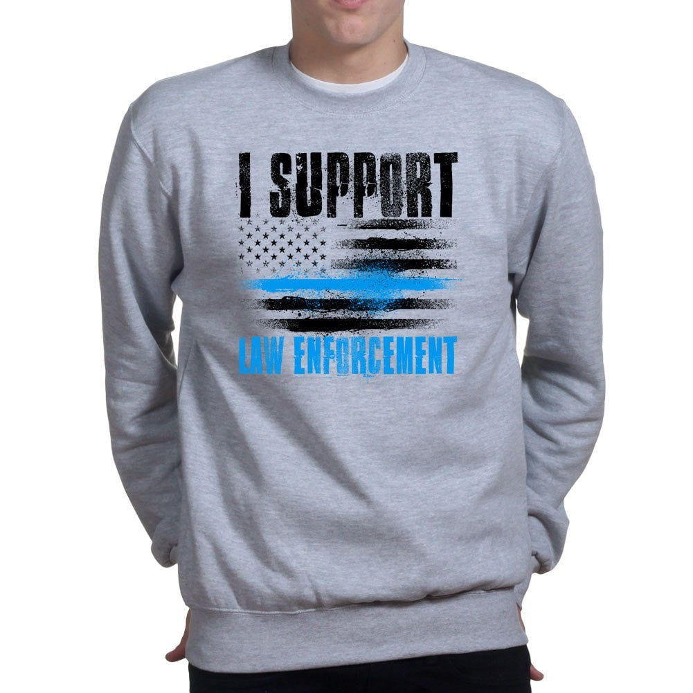 Support Law Enforcement Sweatshirt Style001