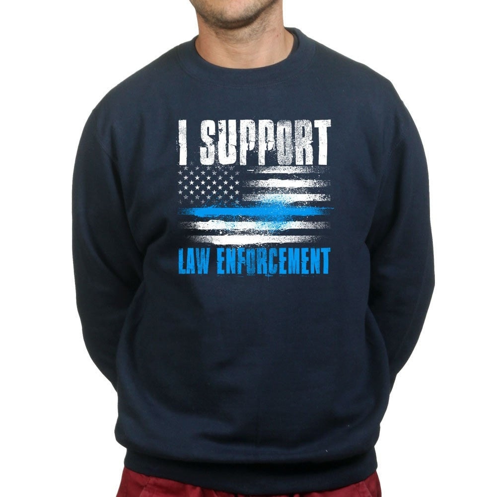 Support Law Enforcement Sweatshirt Style001