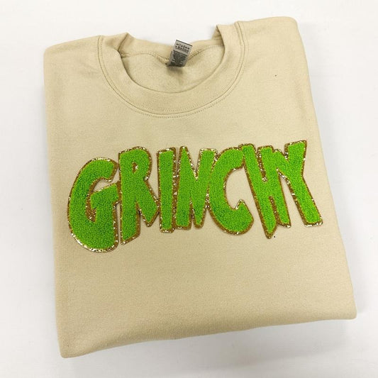 I'm Not Going Patch Sweatshirt -- SAND