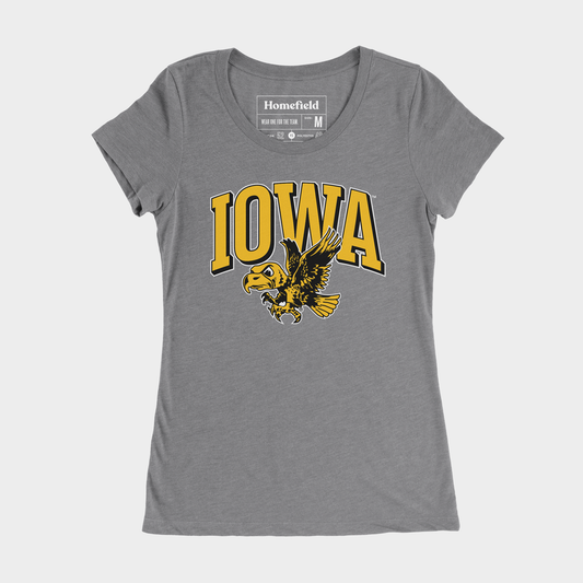 Iowa Vintage Herky Women's Tee Style001
