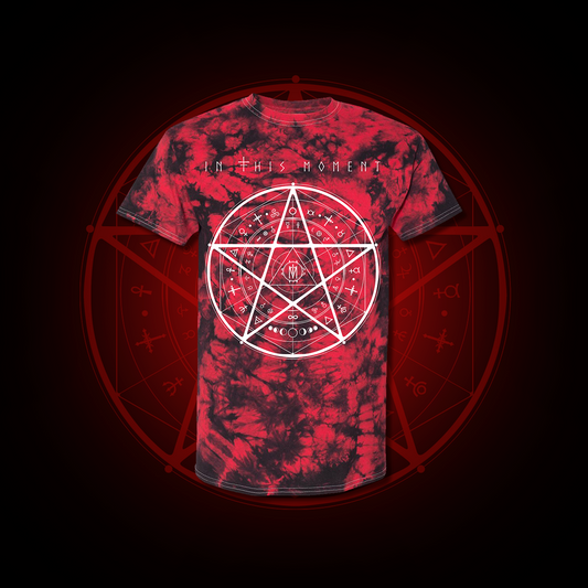 Tie Dye Pentagram Tee
