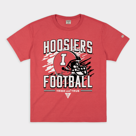 IU Hoosiers "Tried and True" Football Vintage Heavyweight Tee Style001