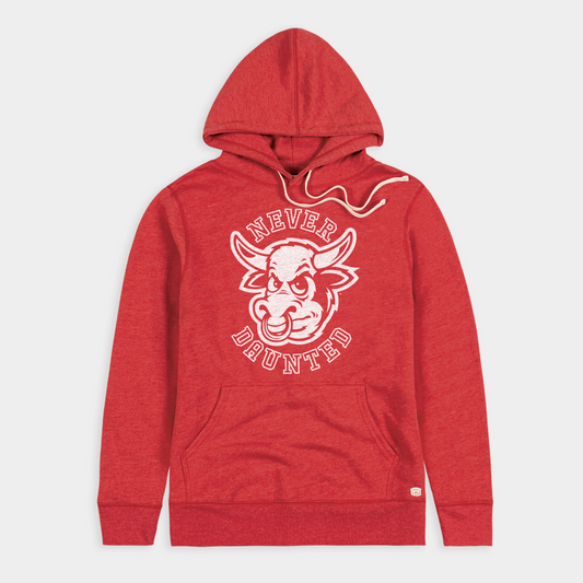 Vintage IU Bison "Never Daunted" Hoodie Style001