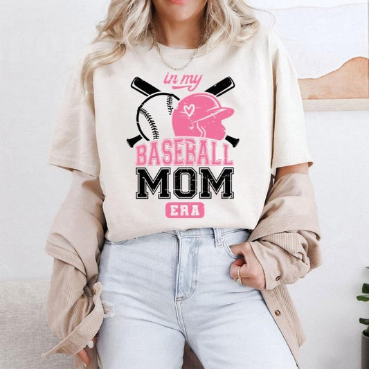 In My Baseball Mom Era Shirt, Baseball Mama Era Shirt, Cute Baseball Mom Shirt,Baseball Mama Tee,Trendy Baseball Shirt,Gift For Baseball Mom