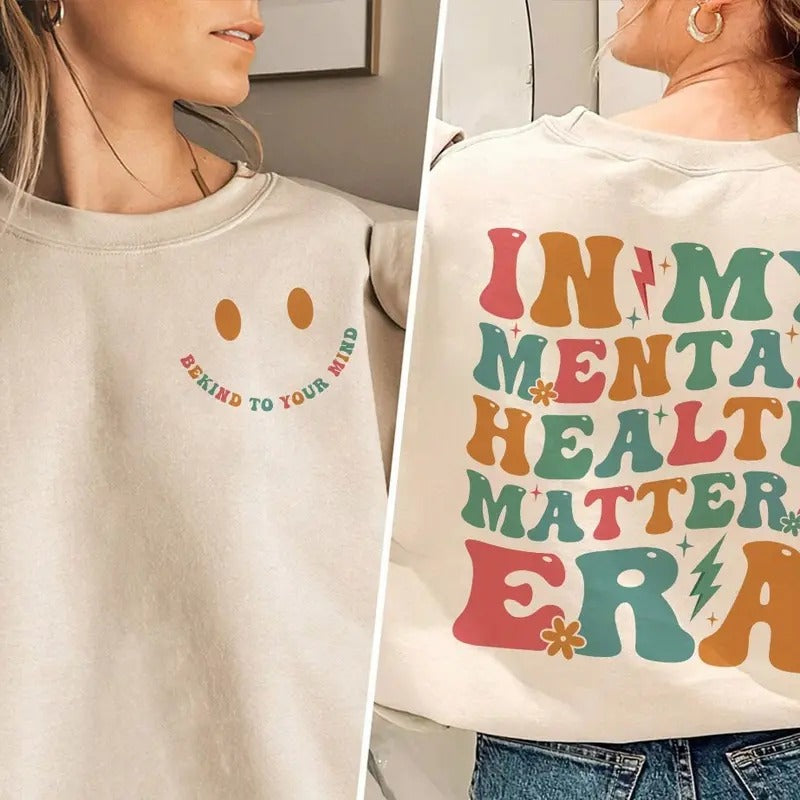In My Mental Health Matters Era Shirt Mental Health Shirts Women Inspirational Shirts Inspirational Gifts TK43GN