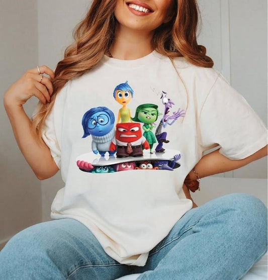 Inside out 2 friends shirt, It's Okay To Feel All The Feels Shirt,  Mental Health Matter Shirt, Emotional support shirt, Feelings shirt, Inside Out 2shirtstyle{n002}2