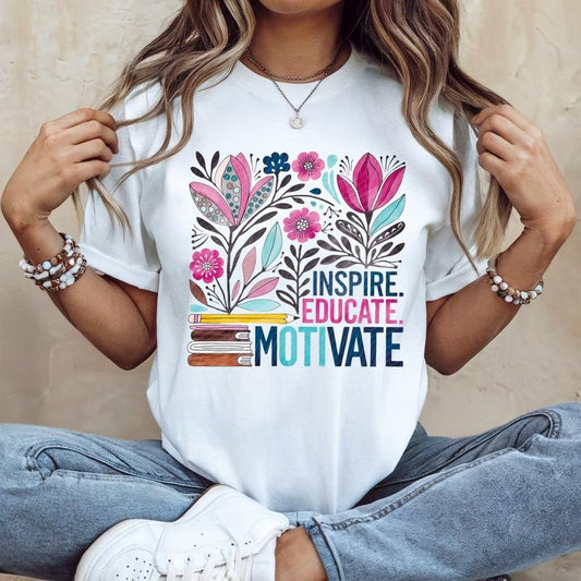 Inspire Educate DTF Transfers - THIS IS NOT A SHIRT