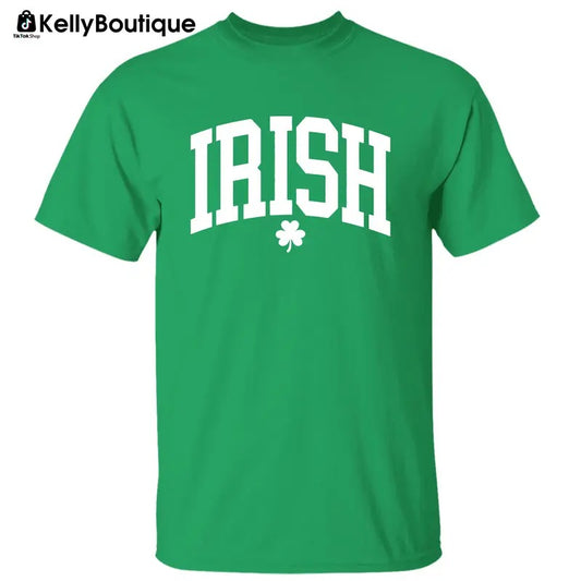 Irish Clover St Patrick's Day Shamrock Graphic Printed Unisex Classic Cotton T-shirt Sweatshirt Hoodie