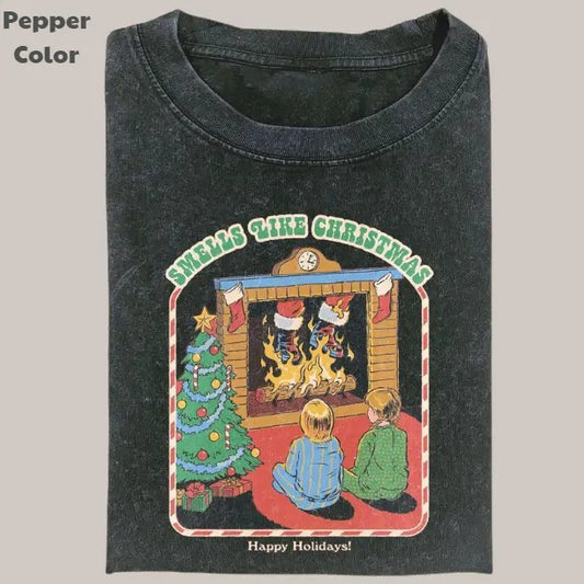 It's Beginning To Smell A Lot Like Christmas T-Shirt, Funny Christmas Vintage Graphic Tee, Unisex Adult Dumb Shirt, Menswear Womenswear Streetwear