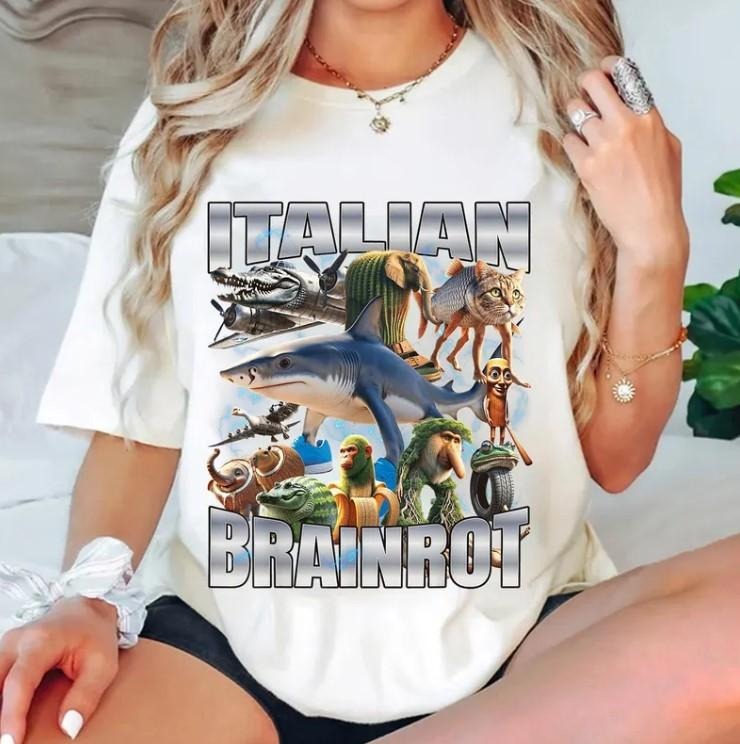 Italian Brainrot trendy T-Shirt, Dank Memes Tshirt, Brainrot Shirt