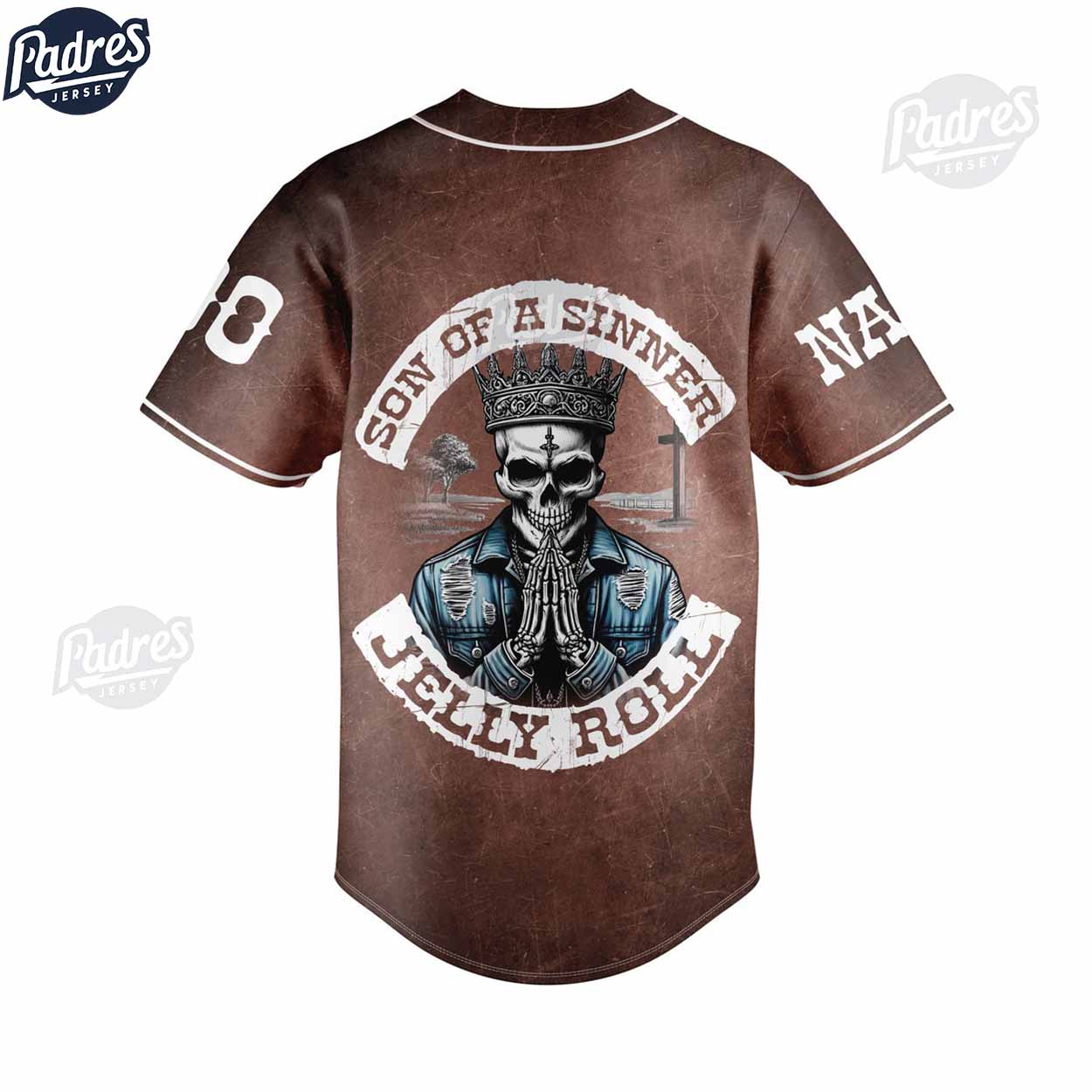 Custom Jelly Roll The Beautifully Broken Tour Baseball Jersey Style - Padres Jersey Oasis: Elevate Your Baseball Style Game