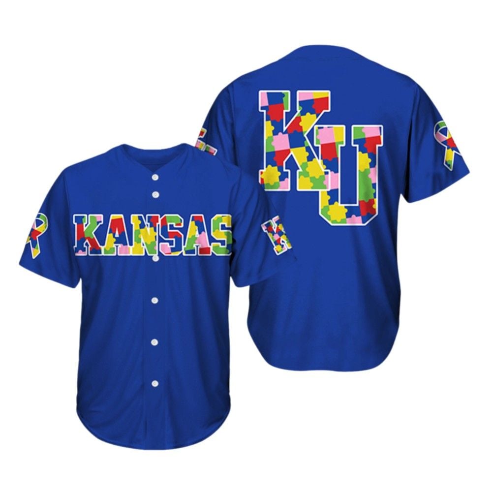 Jayhawks Autism Awareness Night 2025 Jersey - Grishko.com
