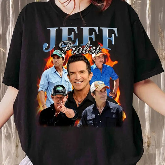 Jeff Probst Shirt, Jeff Probst Presenter Homage Shirt, Television Presenter Tee, TV Producer Shirt