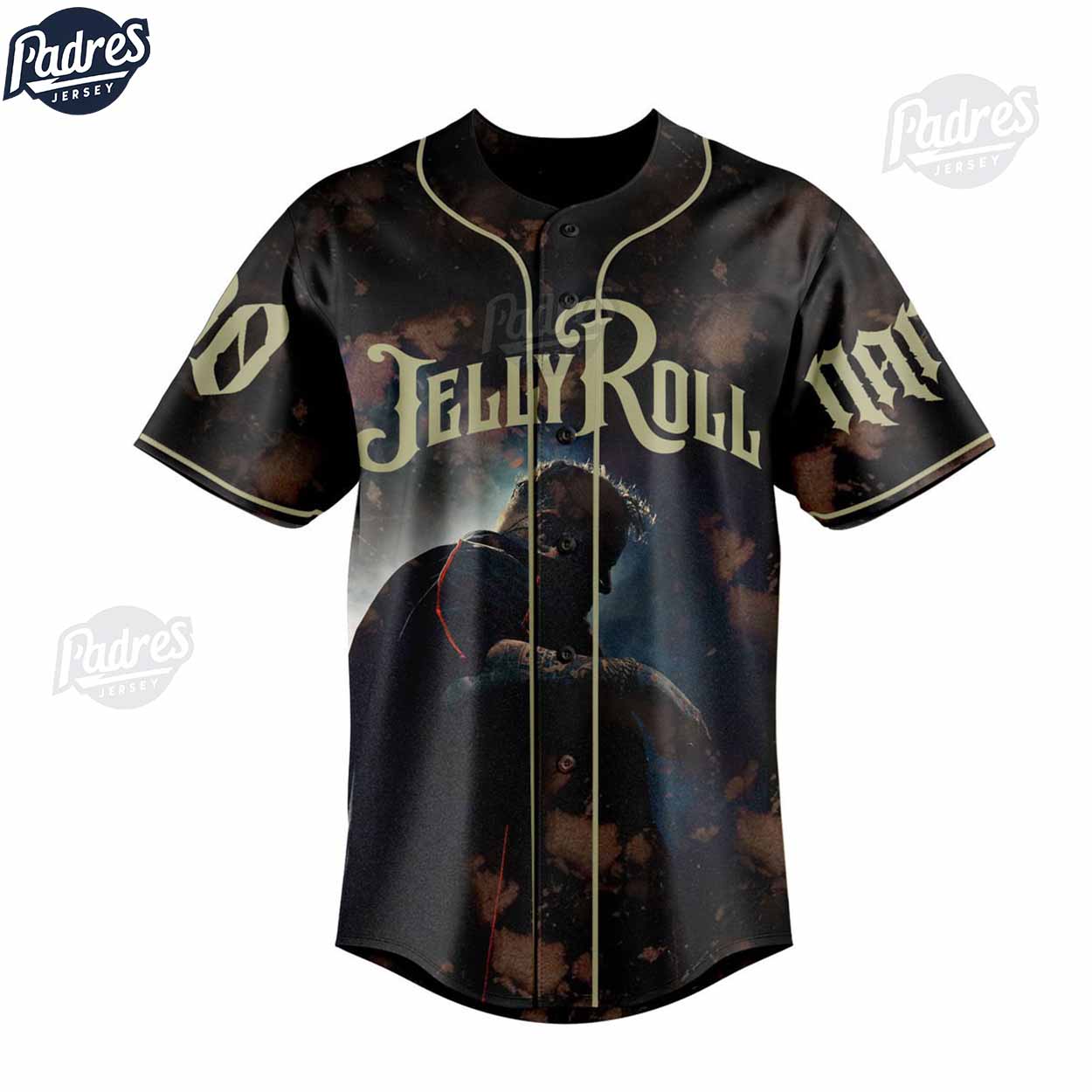 Jelly Roll The Beautiful Broken Tour Custom Baseball Jersey Shirt - Padres Jersey Oasis: Elevate Your Baseball Style Game