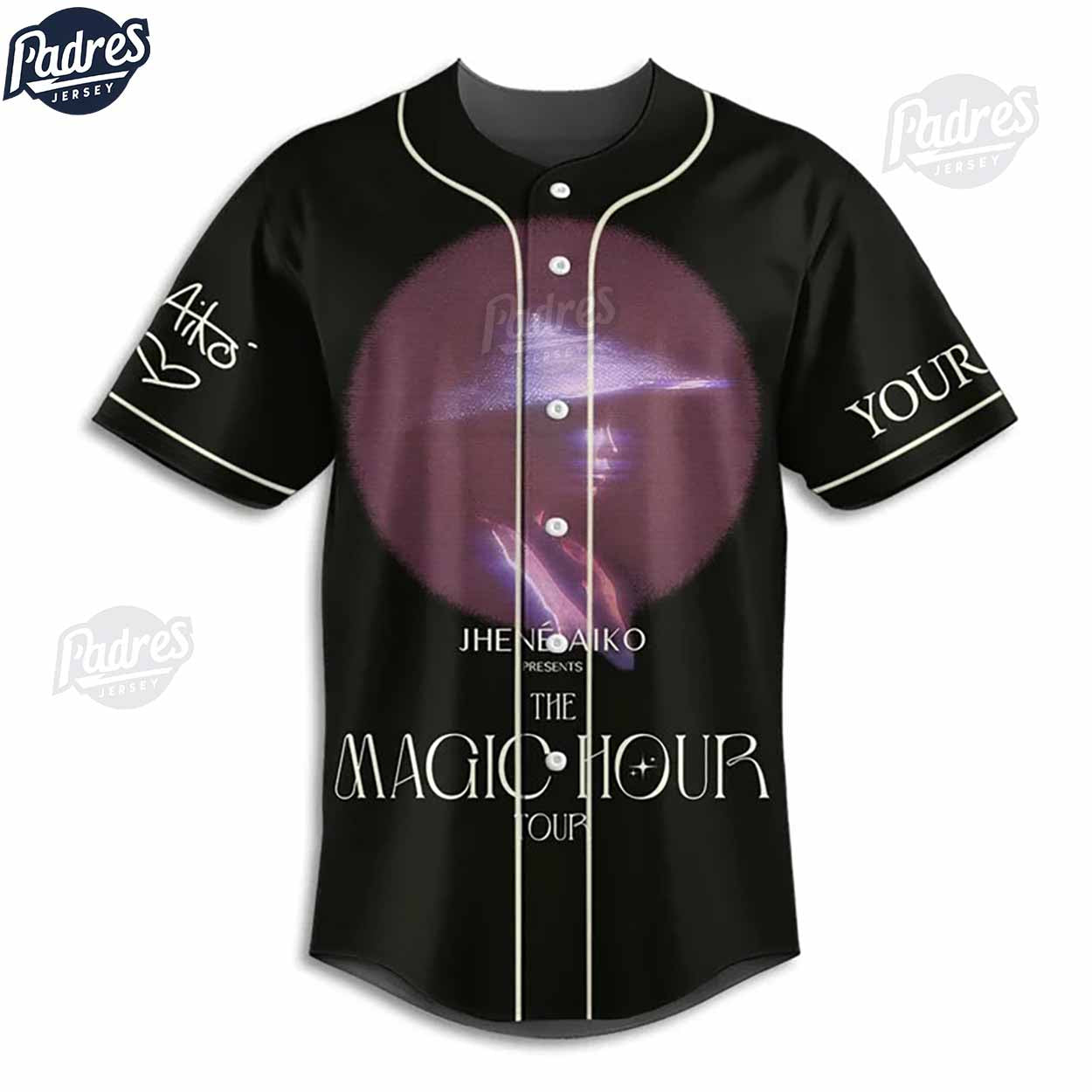 Jhene Aiko The Magic Tour Personalized Baseball Jersey Style - Padres Jersey Oasis: Elevate Your Baseball Style Game