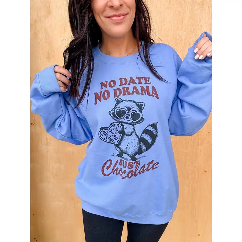 Just Chocolate Graphic Pullover