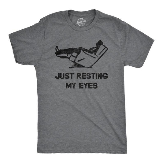 Just Resting My Eyes, Recliner, Tired Dad Shirt, Funny Mens Shirt, Funny Dad Shirt, Funny Father's Day Shirts, Nap Champ, Gift For Dad