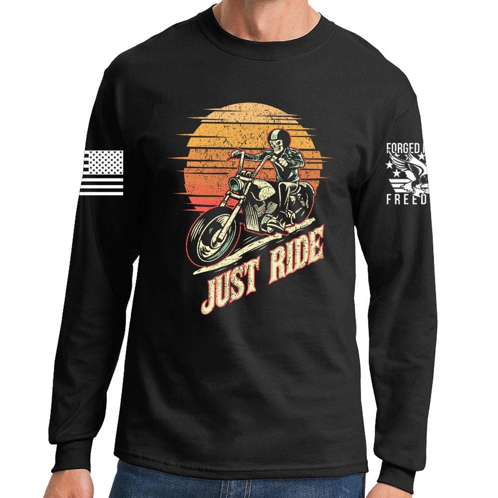 Just Ride Long Sleeve T-shirt Style001