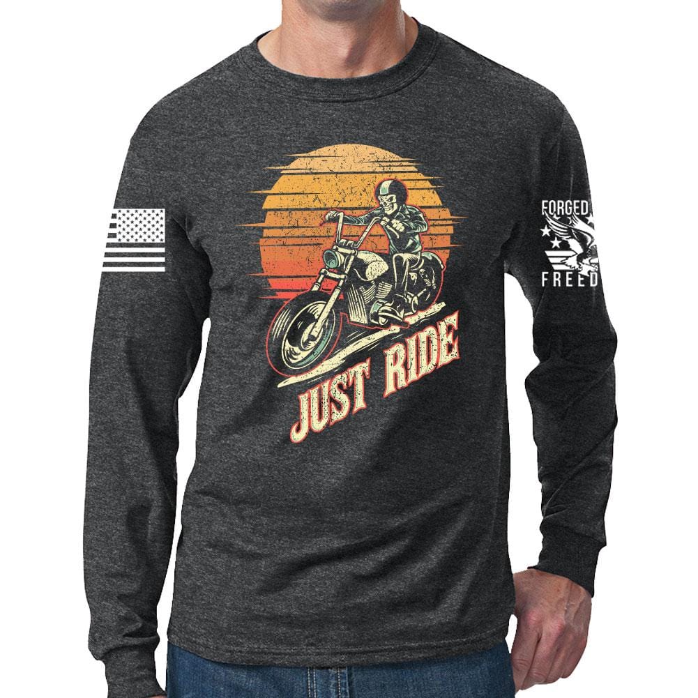 Just Ride Long Sleeve T-shirt Style001