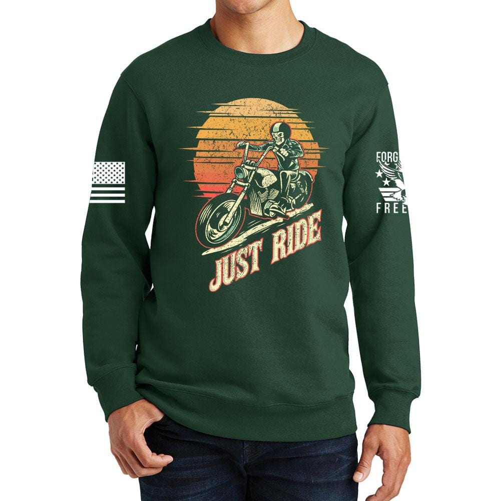 Just Ride Sweatshirt Style001