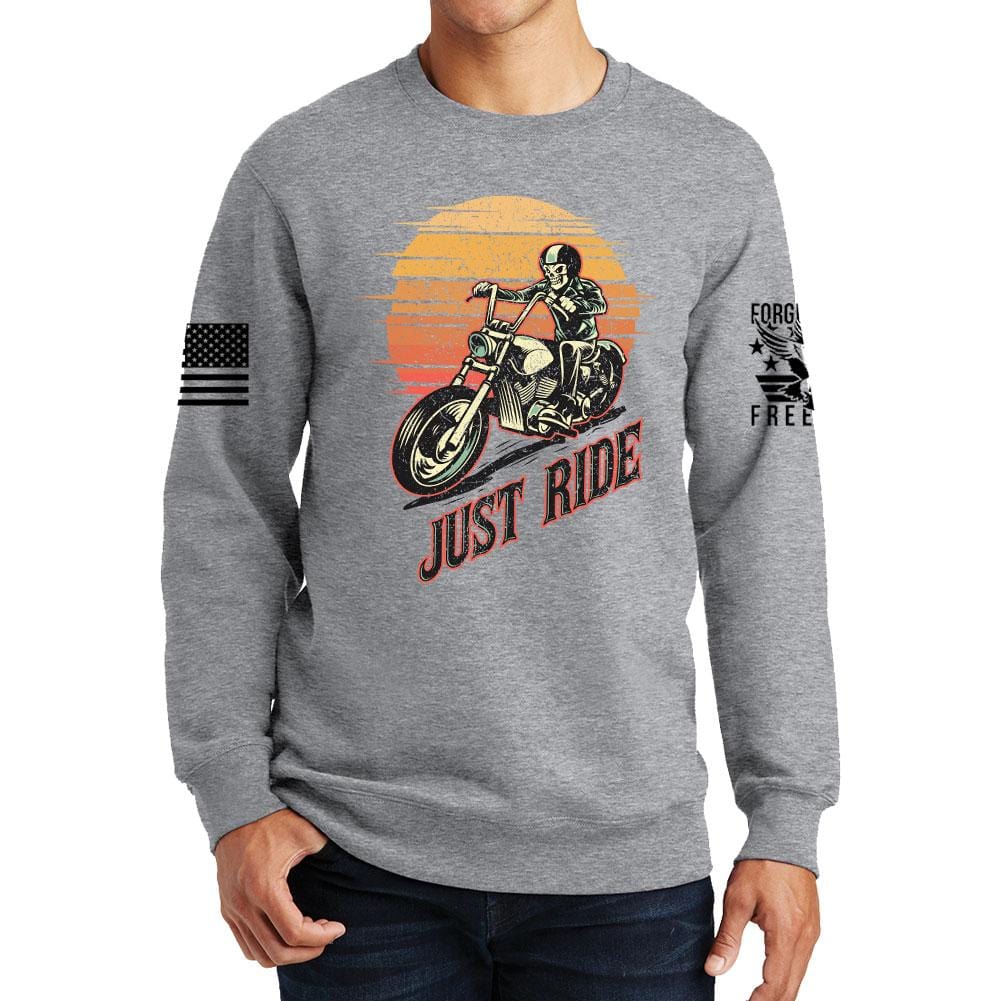 Just Ride Sweatshirt Style001