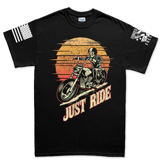 Just Ride Men's T-shirt Style001