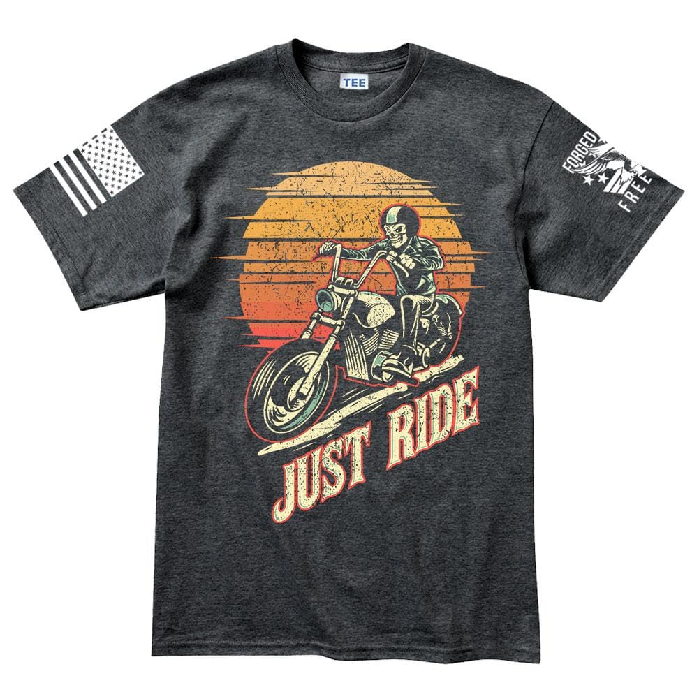 Just Ride Men's T-shirt Style001