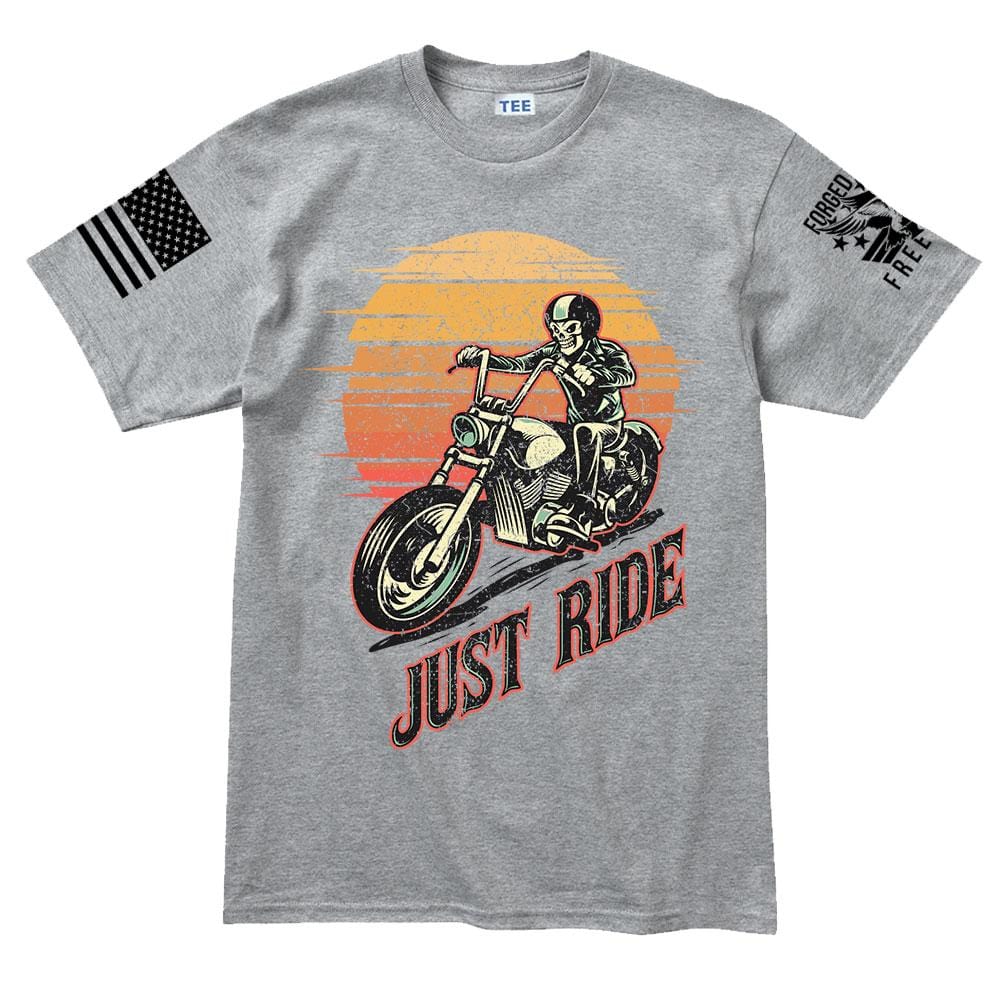 Just Ride Men's T-shirt Style001