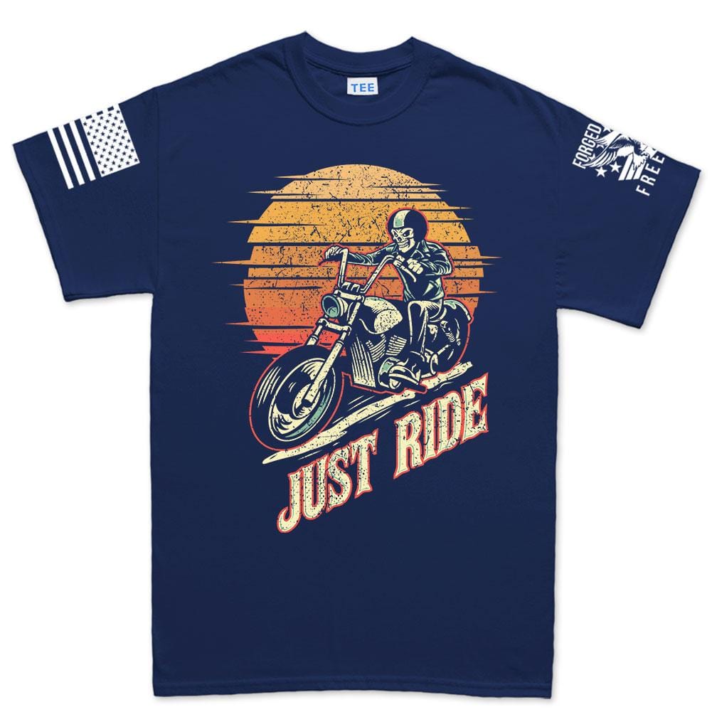 Just Ride Men's T-shirt Style001