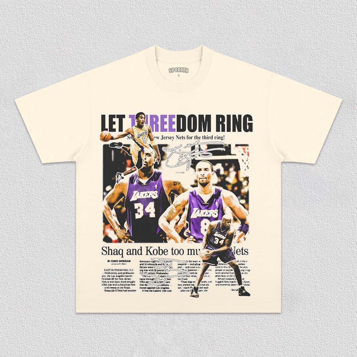 KOBE AND Oâ€™NEAL  TEE