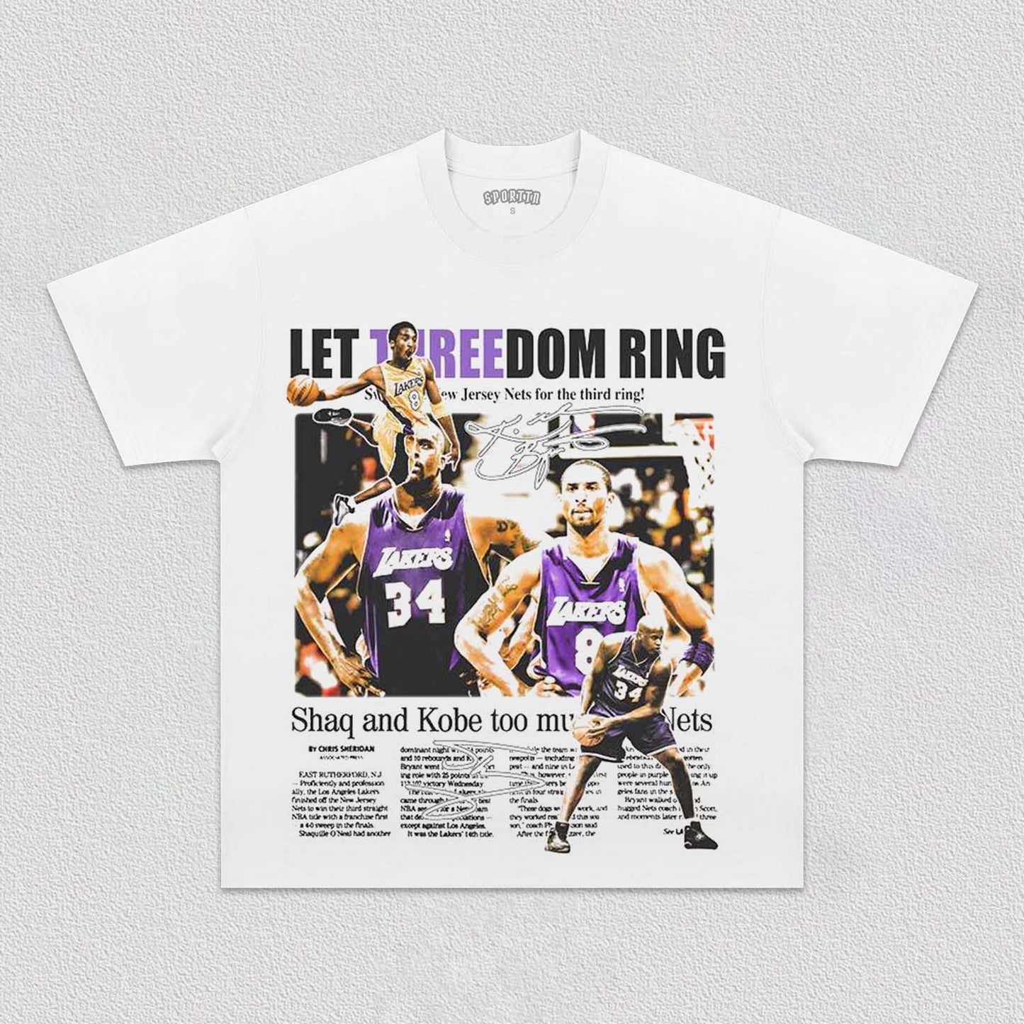 KOBE AND Oâ€™NEAL  TEE
