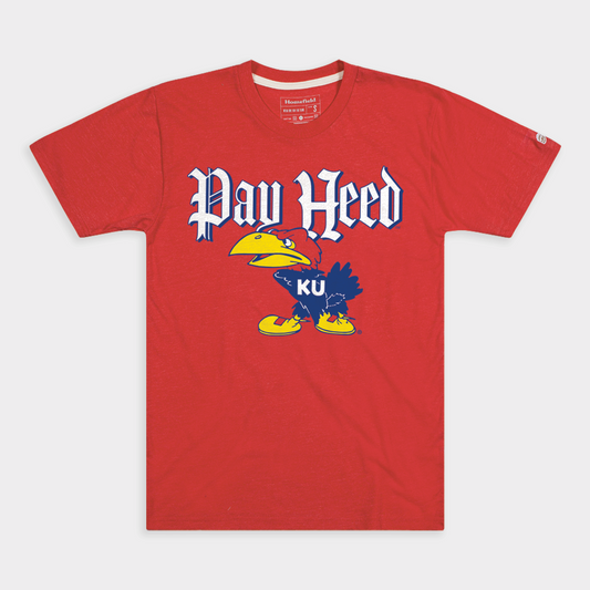 Vintage Kansas Jayhawks "Pay Heed" Tee Style001