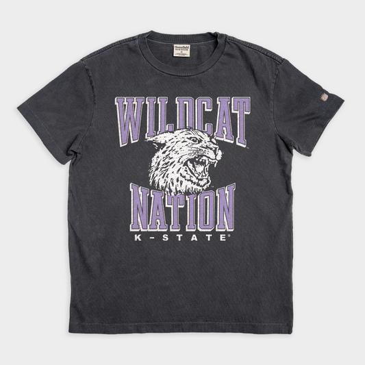 K-State Wildcat Nation Vintage Heavyweight Tee Style001