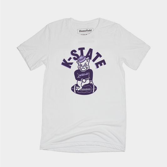 Vintage K-State Football Tee Style001