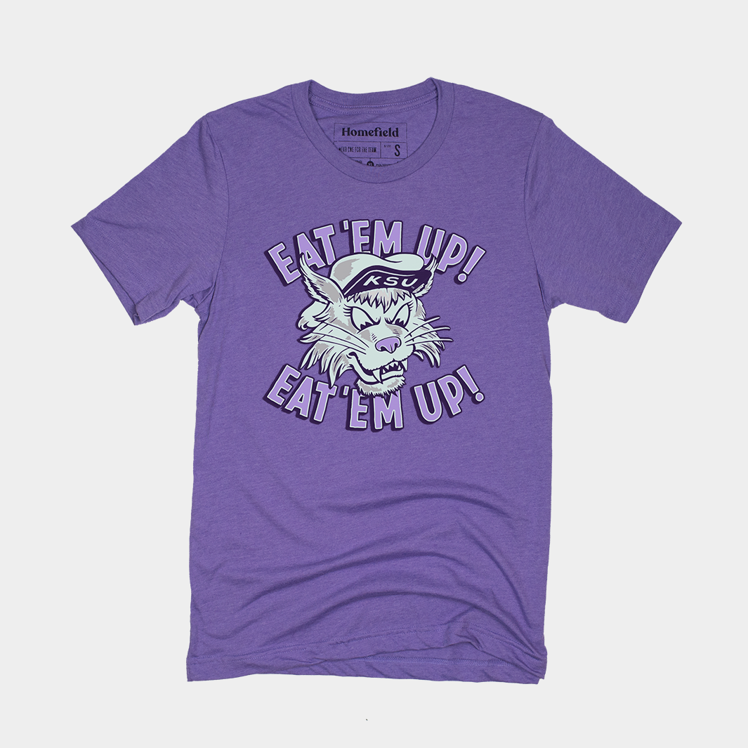 Vintage K-State "Eat 'Em Up" Tee Style001