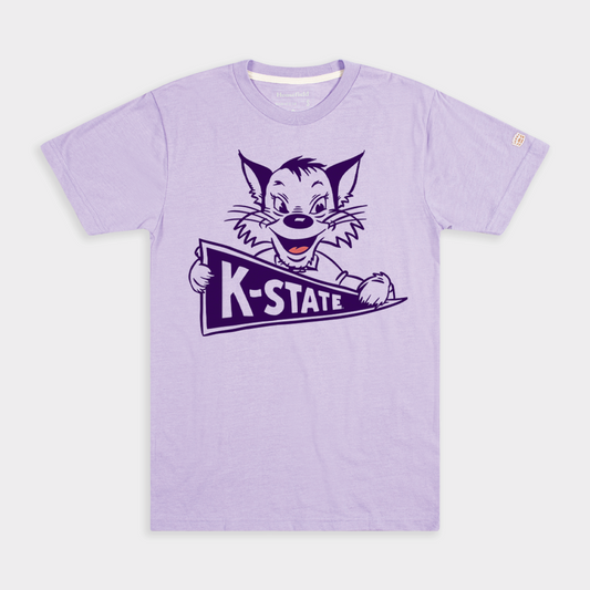 Vintage Kansas State Wildcats Pennant Tee Style001