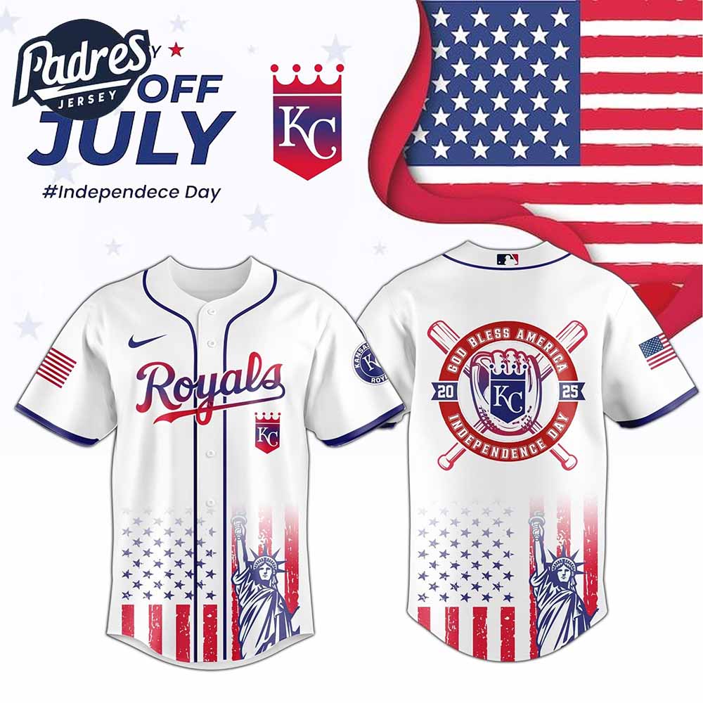 Kansas City Royals Special Independence Day 2025 Baseball Jersey - Padres Jersey Oasis: Elevate Your Baseball Style Game