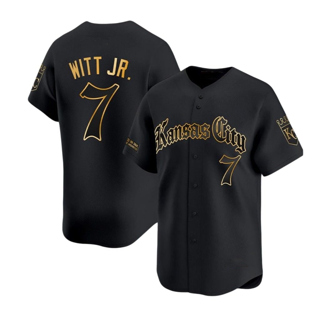 Kansas City Witt Jr 2025 Gothic Jersey - Grishko.com