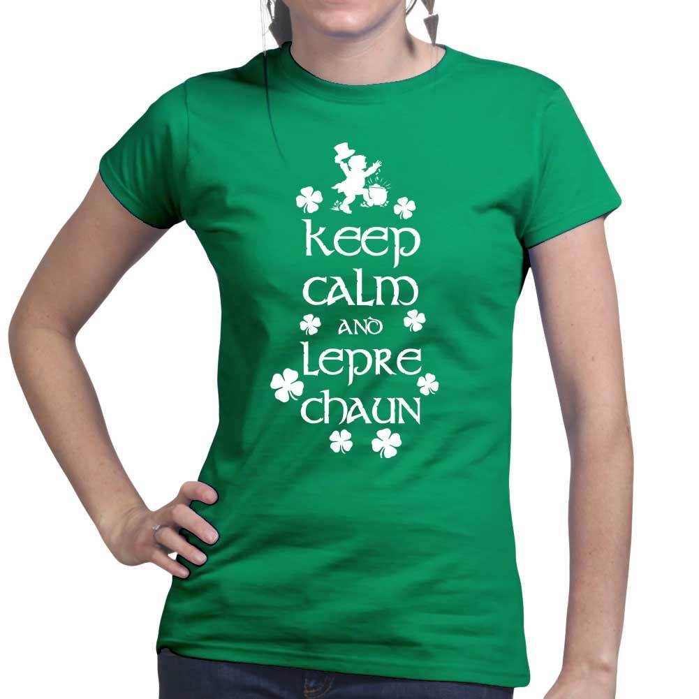 Keep Calm and Leprechaun Ladies T-shirt Style001