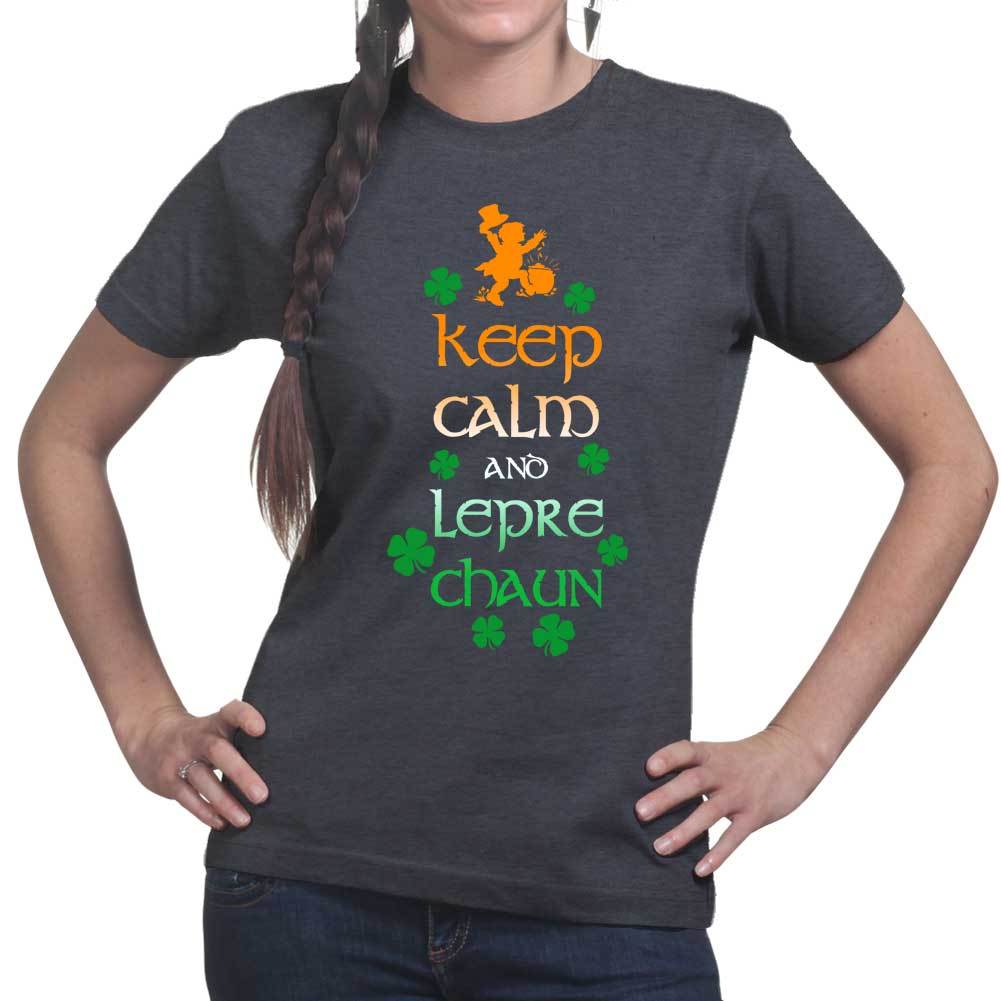 Keep Calm and Leprechaun Ladies T-shirt Style001