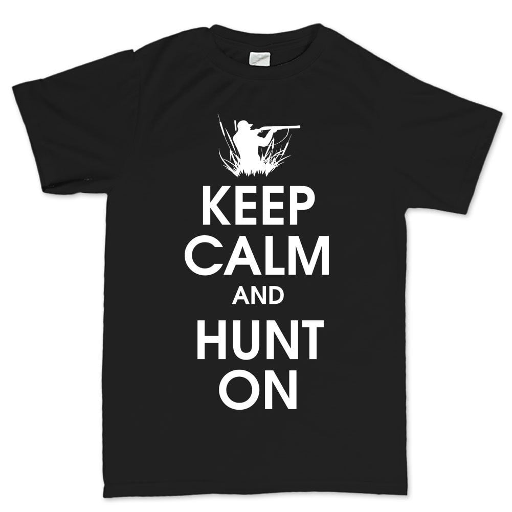 Keep Calm and Hunt On Men's T-shirt Style001