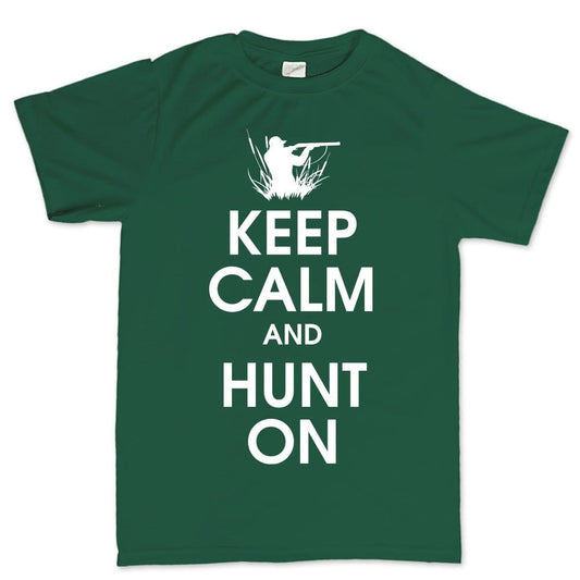Keep Calm and Hunt On Men's T-shirt Style001