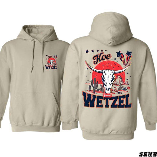 Koe Wetzel Hoodie - Bold Western Skull Design, camo country hoodies, Perfect for Country Music Fans, Ideal for Casual Wear, Comfortable and Stylish, Hoodie For Men, Hoodie For Women Casual Sweater Menswear Tops